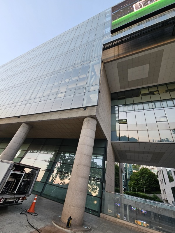 오래된 건물 배관 세척