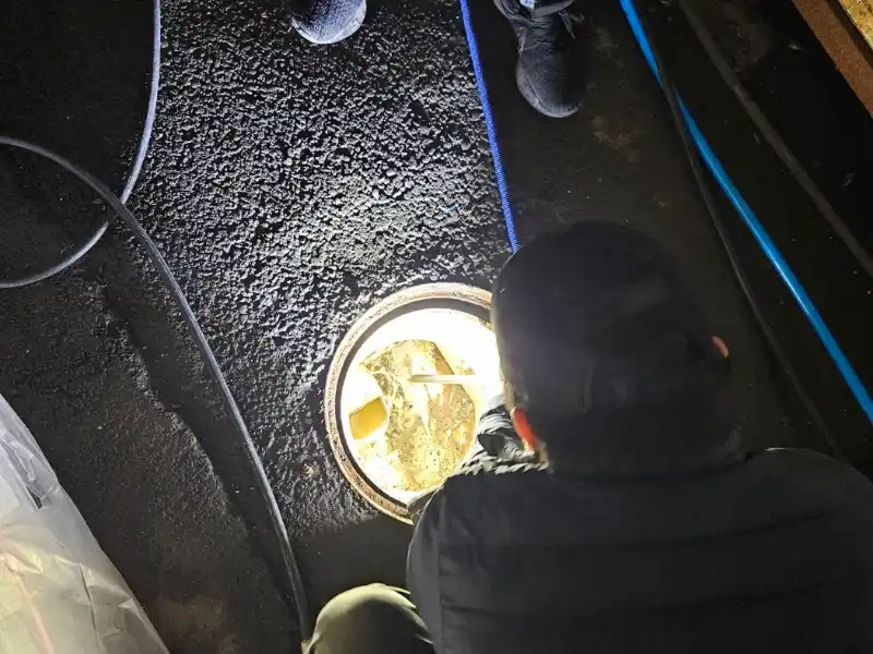 하수도 막힘 전