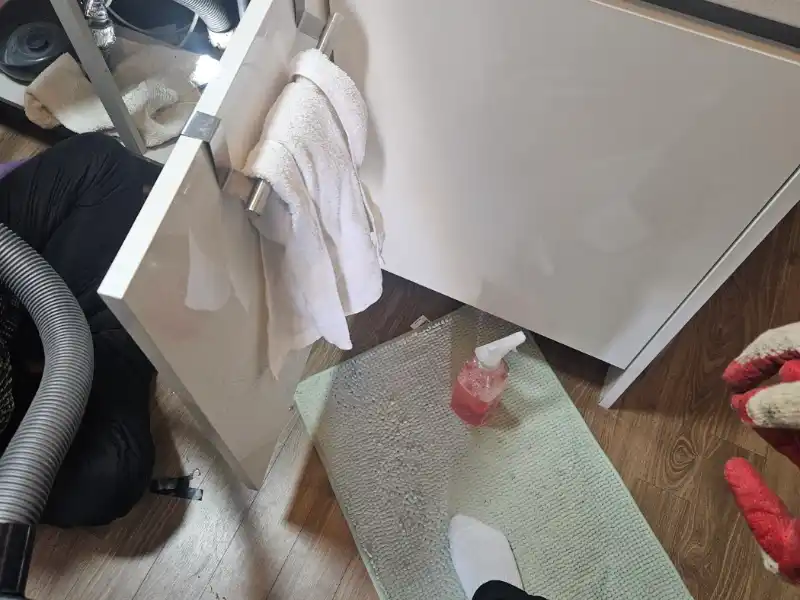 싱크대 막힘 전